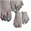 Fancy toe ring SI10