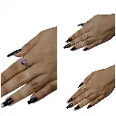 Rhodium ring SE01